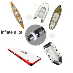 Älykäs kaksivaiheinen ilmapumppu 16 psi lcd-näyttö 6000 mah akku kuusi suutinta HT-790