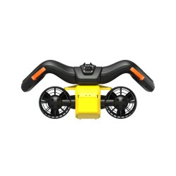 LEFEET C1 vedenalainen skootteri kaksoismoottorilla jopa 60 minuuttia akunkesto actionkameran kiinnike vesitiivis keltainen