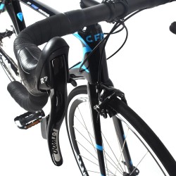 CFM 700C hiilikuiturunko maantiepyörä 2x10-vaihteinen mekaaniset jarrut nettopaino noin 9,2 kg