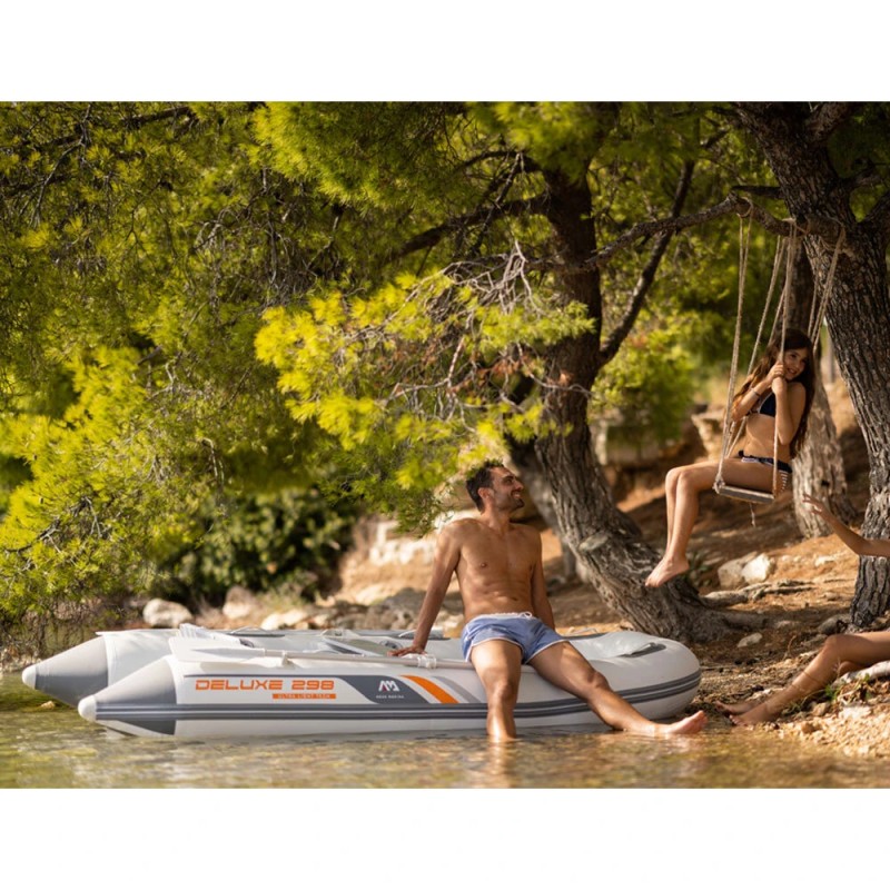 Aqua Marina ilmatäytteinen vene 3–4 hengelle kevyt PVC vahvistettu lattia kalastukseen