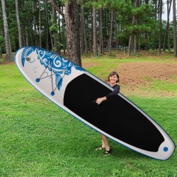 FunWater puhallettava 335 cm SUP-lauta säädettävällä melalla, matkalaukulla ja turvahihnalla