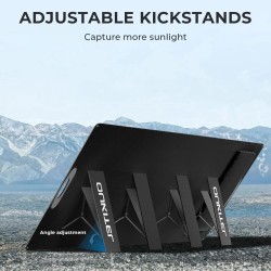 OUKITEL PV400 400W kokoontaitettava aurinkopaneeli säädettävällä jalustalla retkeilyyn ja hätätilanteisiin