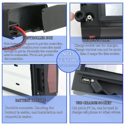 UNITPACKPOWER S045 48V 20Ah takatelineakku 960Wh 18650-kenno 30A-suojauskortti 3A-laturi enintään 88km kantama moottorille 1000W