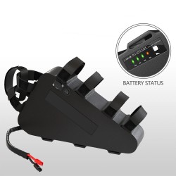 UNITPACKPOWER U004 48V 24Ah kolmionmuotoinen sähköpyörän akku 40A BMS suojalevyllä tukee jopa 1800W moottoria