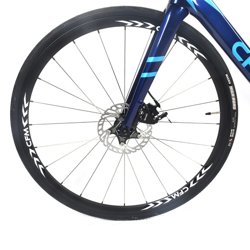 CFM 700C hiilikuitukehyksinen maantiepyörä monivaihteinen levyjarruilla kevyt kilpapyörä