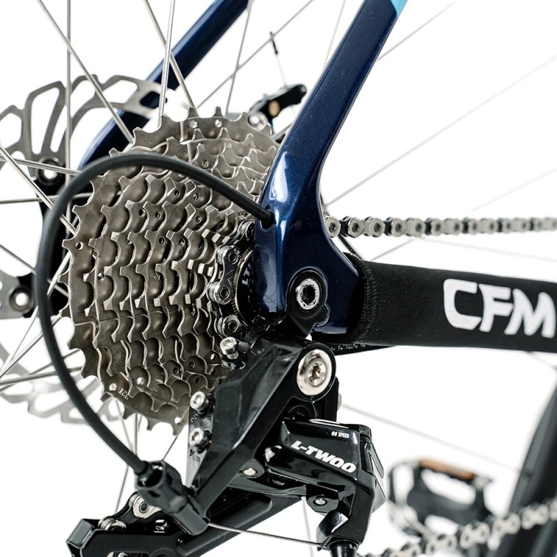 CFM 700C hiilikuitukehyksinen maantiepyörä monivaihteinen levyjarruilla kevyt kilpapyörä