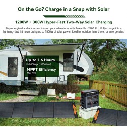 Oscal PowerMax 2400 Pro kannettava virtalähde 2016Wh LiFePO4 laajennettava BP2400 PRO