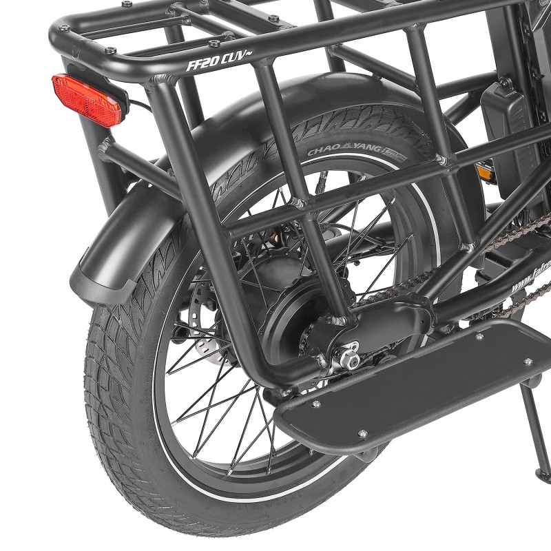 FAFREES FF20 CUV sähkökolmiopyörä kaksoisakuilla 48V 12Ah 250W nopeus 25km/h 100–140km kantavuus 200kg