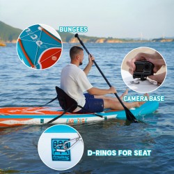 FunWater 320 cm puhallettava sup-lauta aikuisten säädettävä mela lisävarusteet SUPFW08C