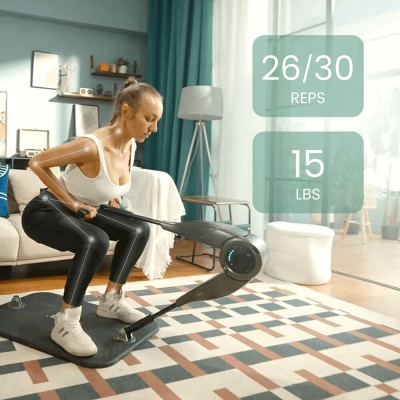 HALYTUS Hookee Plus älykäs kuntolaite kotiharjoitteluun säädettävä vastus 5–100 paunaa 20 tasoa