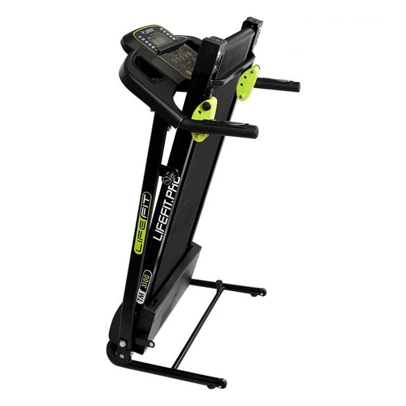 LIFEFIT kotitoimiston taitettava juoksumatto 2,0 hv hiljainen asennusvapaa led-näyttö langaton musiikki 1–12 km/h 100 kg