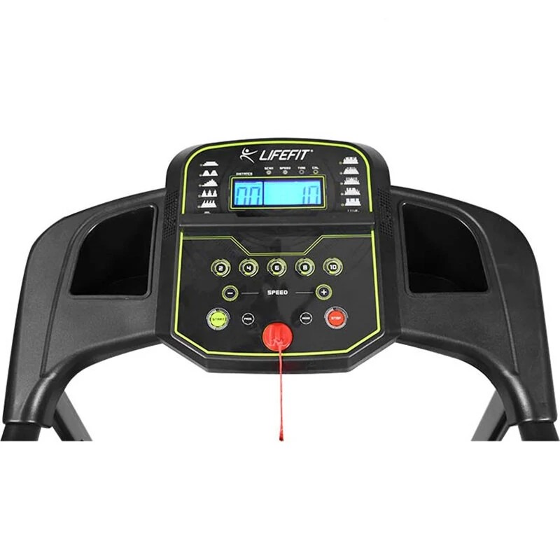 LIFEFIT kotitoimiston taitettava juoksumatto 2,0 hv hiljainen asennusvapaa led-näyttö langaton musiikki 1–12 km/h 100 kg