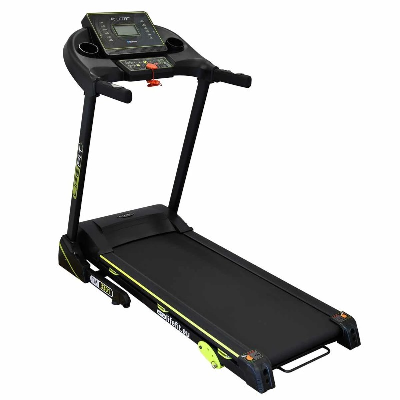 LIFEFIT TM3301 kokoontaitettava juoksumatto 3.0HP hiljainen Bluetooth LED-näyttö sykemittari 120kg 2 vuoden takuu