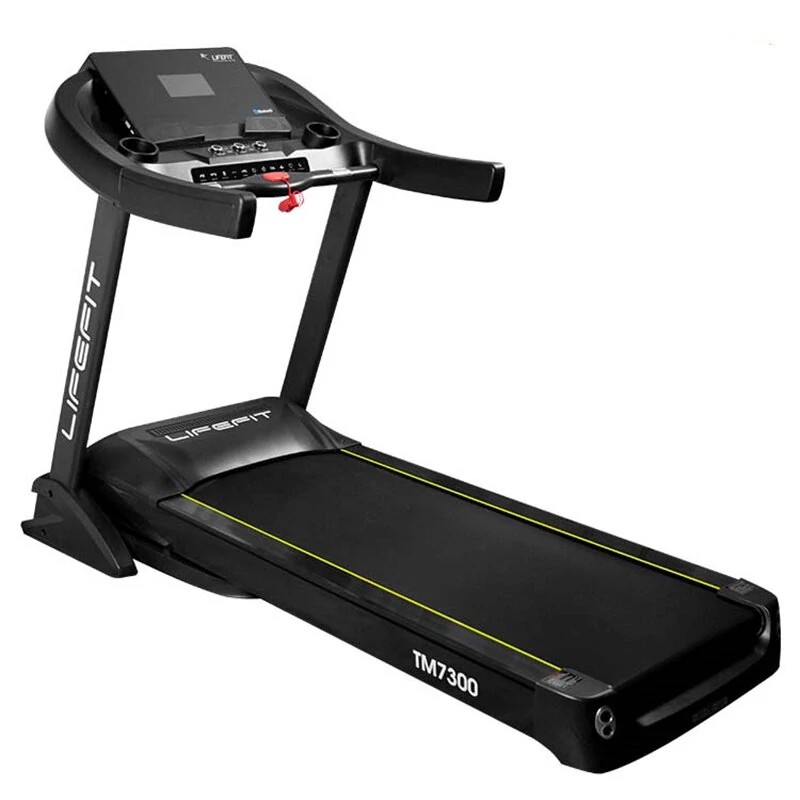 LIFEFIT TM7300 taitettava juoksumatto kotikäyttöön 7,0 hv 1–22 km/h bluetooth-yhteys led-näyttö