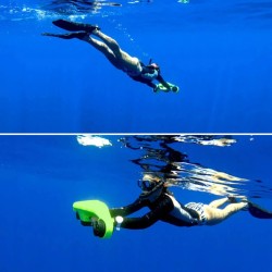 ASIWO/Hyper gogo EL-SS01 kaksimoottorinen vedenalainen skootteri OLED-näytöllä 126Wh akulla ja 40 metrin vedenkestävyydellä