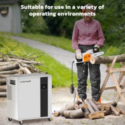 LANPWR 3500W/5000W 5120Wh LifePo4 varavirtalähde aurinkogeneraattori kotiin ulkokäyttöön UFOX-PLUS-35E