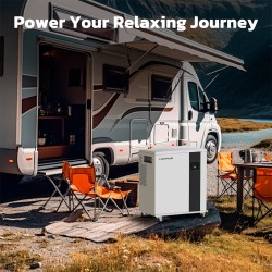 LANPWR 3500W/5000W 5120Wh LifePo4 varavirtalähde aurinkogeneraattori kotiin ulkokäyttöön UFOX-PLUS-35E