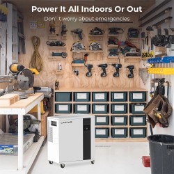 LANPWR 3500W/5000W 5120Wh LifePo4 varavirtalähde aurinkogeneraattori kotiin ulkokäyttöön UFOX-PLUS-35E