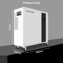 LANPWR 3500W/5000W 5120Wh LifePo4 varavirtalähde aurinkogeneraattori kotiin ulkokäyttöön UFOX-PLUS-35E