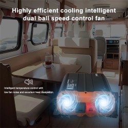 FCHAO PST-2500W-24V 2500W 24V puhdas siniaaltoinvertteri LCD-näytöllä kotiin, retkeilyyn ja asuntoautoon