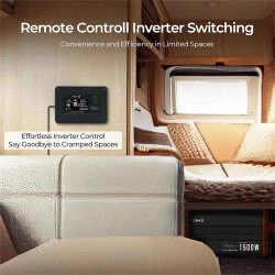 FCHAO PST-1500W 1500W puhdas siniaalto invertteri 12V–230V kotikäyttöön aurinkosähkö