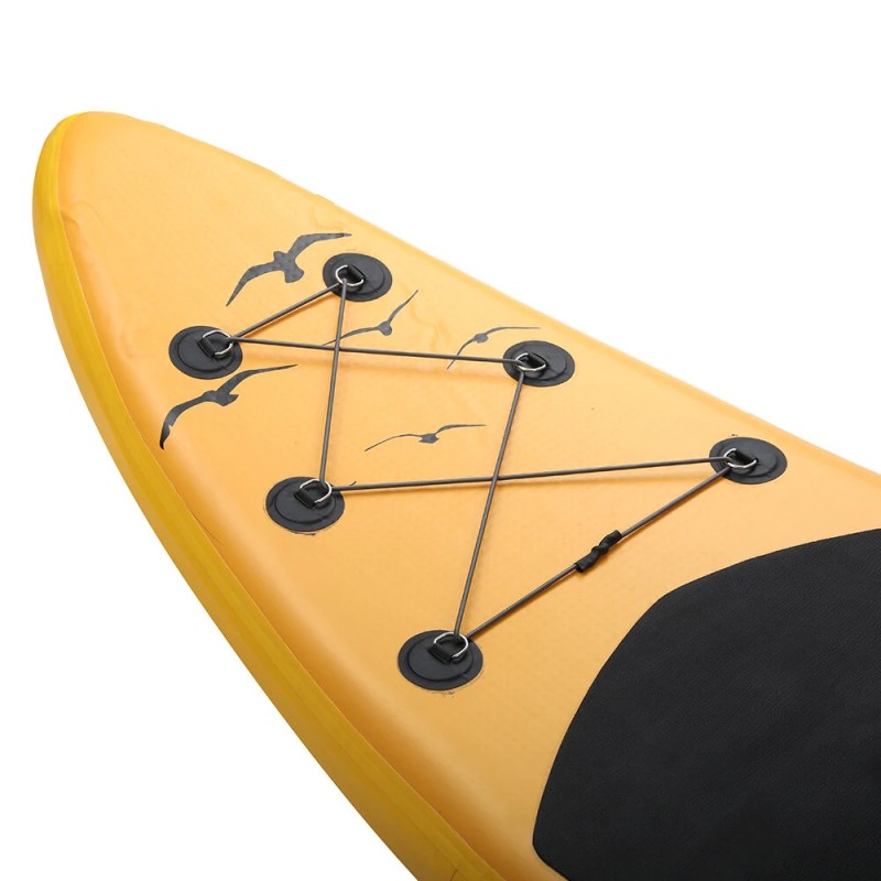 WaveRite ilmatäytteinen sup-lauta 320x80x15 cm täydellinen setti mela pumppu turvahihna matkalaukku aikuisille