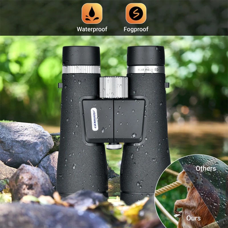 AOMEKIE AO3089 10x50 vedenpitävät kiikarit BAK4-prismalla lintujen tarkkailuun