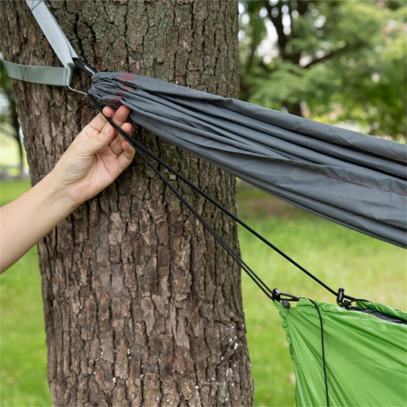 Kamperbox talvinen untuvapeite riippumattoon kevyt makuupussi retkeilyyn ripstop-nailon vihreä