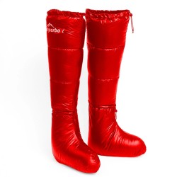 Kamperbox ulkoilmakäyttöön talviset untuvaiset lämpimät vedenkestävät tossukat kiristysnyörillä