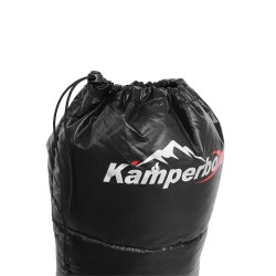 Kamperbox ulkoilmakäyttöön talviset untuvaiset lämpimät vedenkestävät tossukat kiristysnyörillä