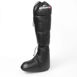 Kamperbox ulkoilmakäyttöön talviset untuvaiset lämpimät vedenkestävät tossukat kiristysnyörillä