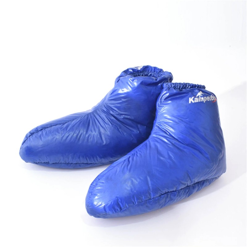 Kamperbox AQ3 untuvaiset leiritossut makuupussiin ja telttaan unisex