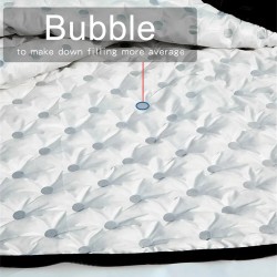 Kamperbox kuplailma 2 ultrakevyt kolmikauden makuupussi 90% ankanuntuvaa 1kg pakattava