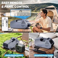 EnjoyCool Link2 kannettava ulkoilmajäähdytin 2380 BTU matalameluinen kaukosäädin telttailuun retkeilyyn