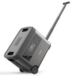 LANPWR 2500 W kannettava virtalähde 2160 Wh LiFePO4 akku 15 W langaton lataus 14 lähtöä retkeilyyn