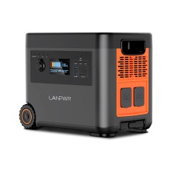 LANPWR 2500 W kannettava virtalähde 2160 Wh LiFePO4-akku 15 W langaton lataus 14 lähtöä retkeilyyn