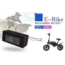 HANIWINNER HA103-10 36V 6Ah sähköpyörän akku 216Wh 15A BMS vesitiivis sopii 250–500W moottoreille