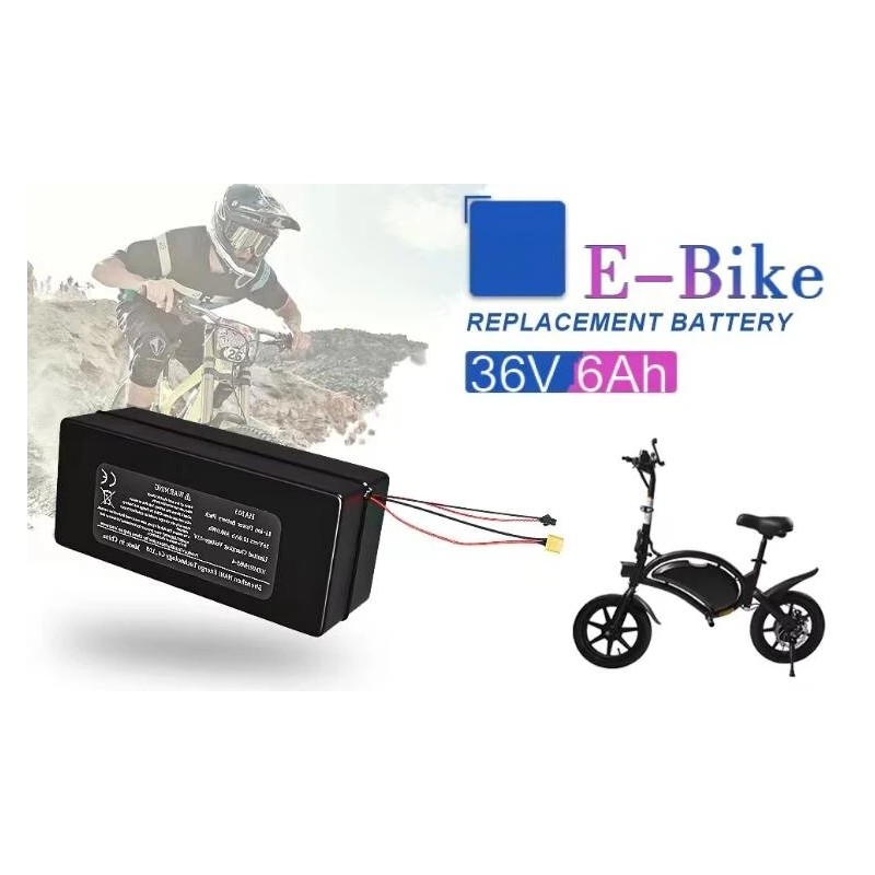 HANIWINNER HA103-10 36V 6Ah sähköpyörän akku 216Wh 15A BMS vesitiivis sopii 250–500W moottoreille