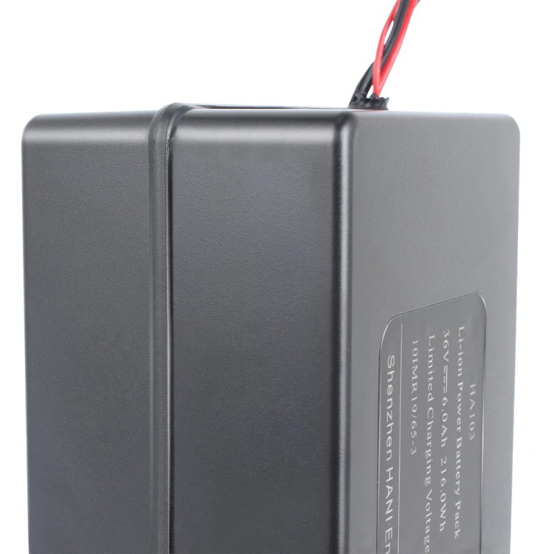 HANIWINNER HA103-10 36V 6Ah sähköpyörän akku 216Wh 15A BMS vesitiivis sopii 250–500W moottoreille