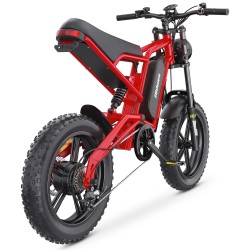 Hidoes B6 sähköpyörä 48V 15,6Ah akulla 1200W takamoottori 25km/h 20-tuumaiset renkaat 35-40km toimintamatka 150kg kantavuus