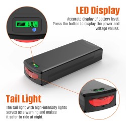 UNITPACKPOWER U010-1 48V/52V 28.8Ah takatelineakku 4500mAh 50A suojapiiri 4A laturi