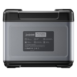 OUKITEL P2001 Plus kannettava virtalähde 2048Wh 2400W LiFePO4 13-lähtöä älyohjaus 80% 1 tunnissa