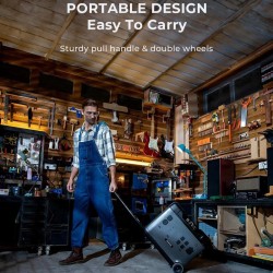 OUKITEL P5000 voimalaitos 5120 Wh 2200W aurinkogeneraattori 400W paneelit LiFePO4-akku 1,8 tunnin pikalataus