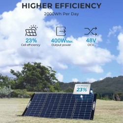 OUKITEL P5000 voimalaitos 5120 Wh 2200W aurinkogeneraattori 400W paneelit LiFePO4-akku 1,8 tunnin pikalataus