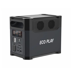 ECOPLAY virtalähde 1024Wh LiFePO4 akku 1200W aurinkogeneraattori retkeily latausasema