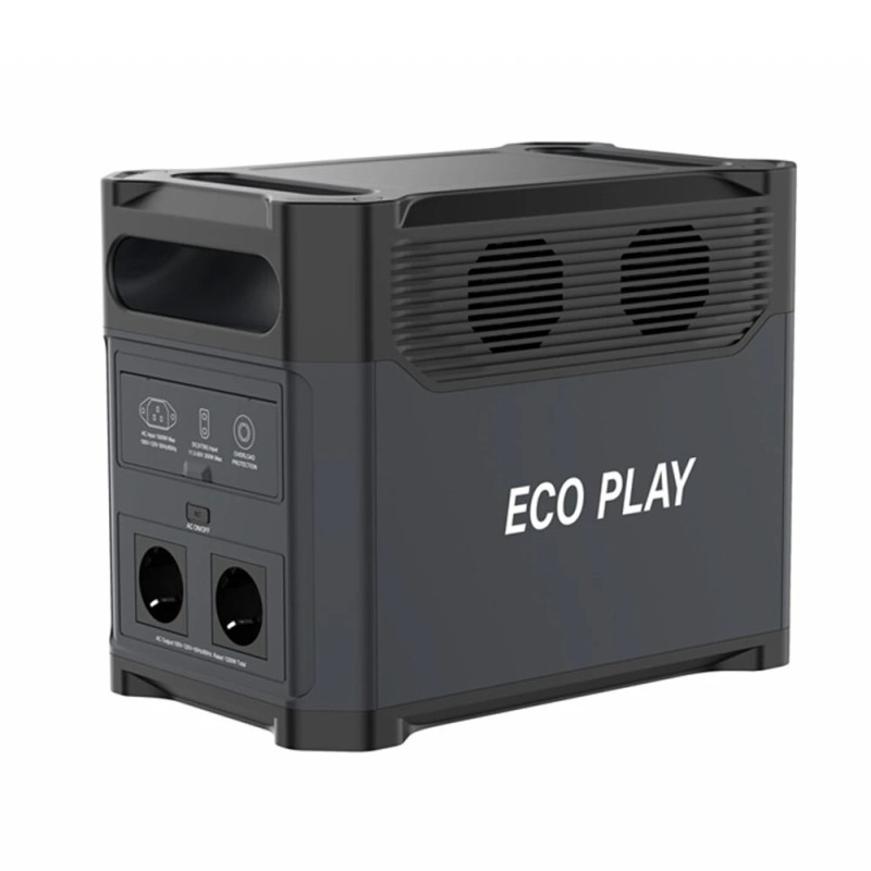 ECOPLAY virtalähde 1024Wh LiFePO4-akku 1200W aurinkogeneraattori retkeily latausasema