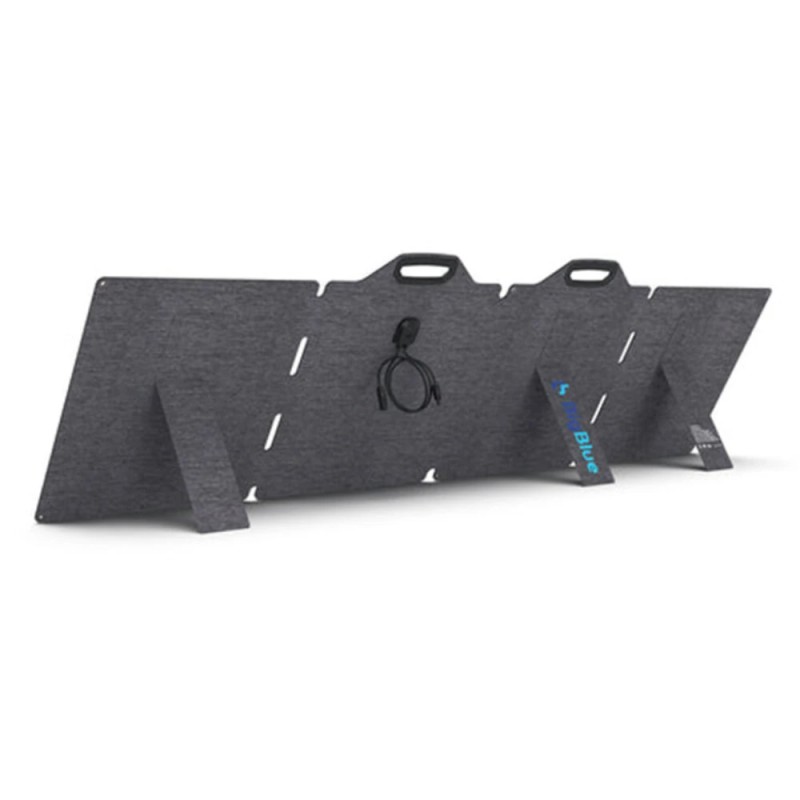 BigBlue 200W taitettava aurinkopaneeli jalustoilla 23% hyötysuhde IP68 vedenkestävä