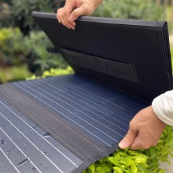 Anvolan joustava 100W 18V kannettava aurinkopaneelilaturi 5V usb-lähtö tasavirta taitettava retkeilypaneeli