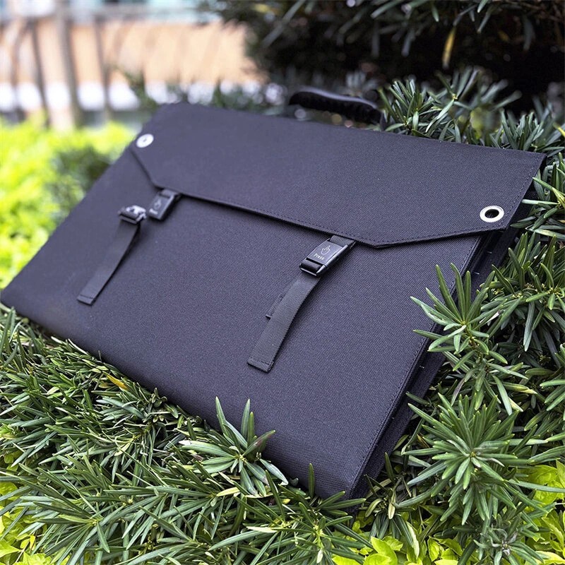 Anvolan joustava 100W 18V kannettava aurinkopaneelilaturi 5V usb-lähtö tasavirta taitettava retkeilypaneeli