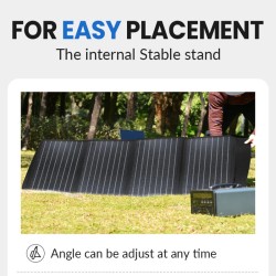 Anvolan joustava 100W 18V kannettava aurinkopaneelilaturi 5V usb-lähtö tasavirta taitettava retkeilypaneeli